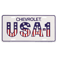67-81 Camaro License Plate Chevrolet USA 1
