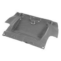 67 Camaro Black And Aqua Trunk Mat, Original Style