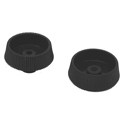 67-68 Camaro Radio Knob, Black Tone / Fader, Pair