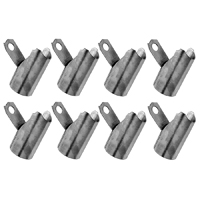 67-71 Camaro Big Block Silver Spark Plug Heat Shield Set, Set of 8