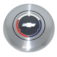 67-72 Camaro Bowtie Wood Wheel And Cushion Grip Horn Cap, Import