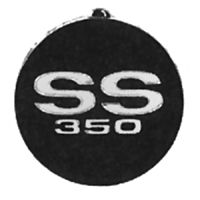 67 Camaro Horn Cap Emblem ( SS-350 )