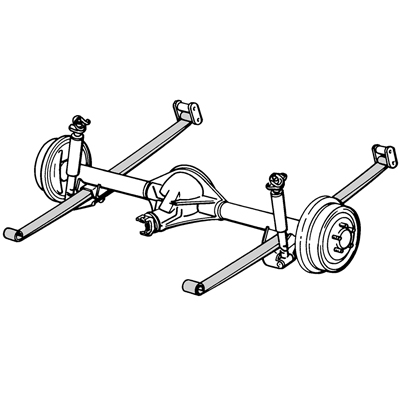 67-69 Camaro Coupe Mono Leaf Springs, Pair