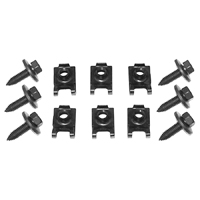 67-69 Camaro Front Leaf Spring Bracket Kit, 6 J Nuts With Bolts