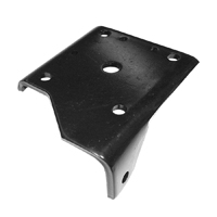 68-69 Camaro Leaf Spring And Shock Mount Plate, Left Hand With Multi Leaf