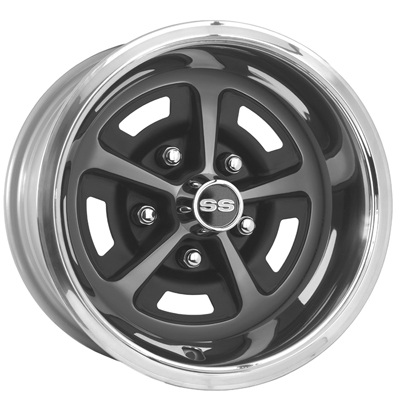 69 Camaro Super Sport Wheel Silver & Black 14