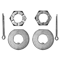 67-81 Camaro Spindle Nut And Washer Set