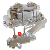 67-81 Camaro Chrome Master Cylinder & Proportioning Valve Kit, 2 or 4 Disc All Chrome 1