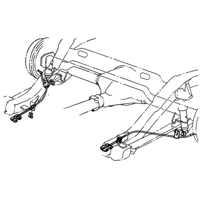 67-69 Camaro Rear Parking Brake Cable With Plastic Coated Fits Left Hand or Right Hand