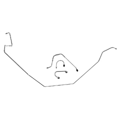 67-68 Camaro Front Brake Line Kit- Original Standard Drum 4 Pieces