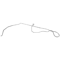 67 Camaro Front To Rear Brake Lines, Original, 1 Piece, Wall #166