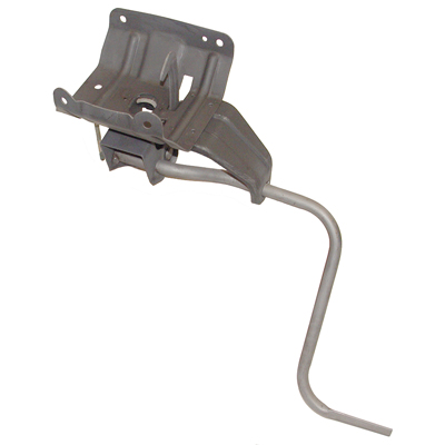 67-68 Camaro RS Hood Latch Catch Assembly, Original Style, Dark Grey Phoshate Plating