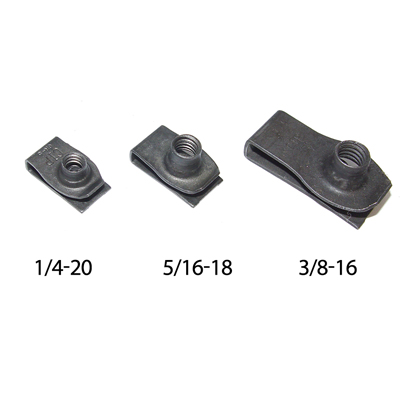 67-81 Camaro J-Nut With Tube Nut Fits 1/4-20 Bolt