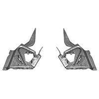67-69 Camaro Trunk Hinges & Brackets