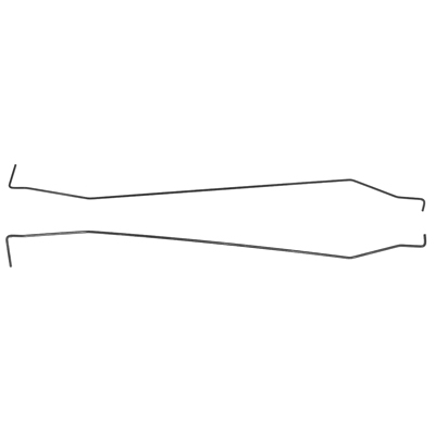 67-69 Camaro Left & Right Hand Trunk Spring Rods With Rear Spoiler