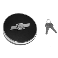 67-68 Camaro Gas Cap, Bow Tie Locking