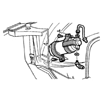 67 Camaro A/C Drier Brackets