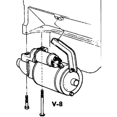 67-75 Camaro Starter Bolt Kit Small Block