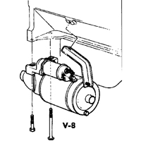 67-75 Camaro Starter Bolt Kit Small Block