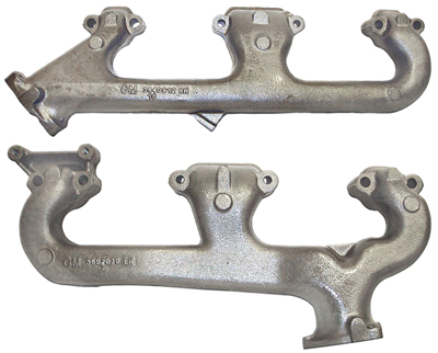 67-68 Camaro Small Block Exhaust Manifolds Without Smog Holes