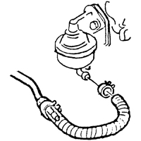 67-69 Camaro Fuel Line To Fuel Pump Hose 3/8