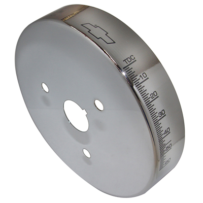 Camaro Harmonic Balancer Chrome Covers Small Block 6-3/4