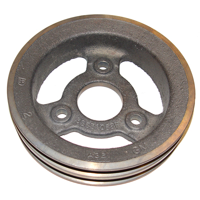 67-68 Camaro Crankshaft Pulley Big Block Triple Groove Deep Cast Iron 6-3/4