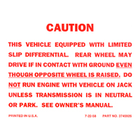 67-71 Positraction Decal