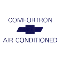 67 Air Conditioning Window Label, w/ 