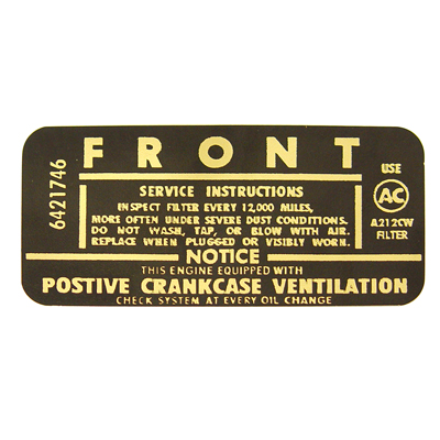 Air Cleaner Service Instructions