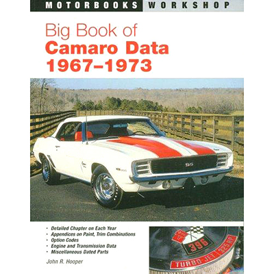 67-73 Big Book of Camaro Data