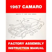 67 Camaro Assembly Manual
