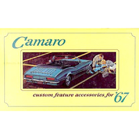 67 Camaro Accessory Brochure