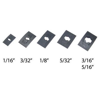 PUSH ON FLAT NUT 1/16