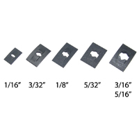 PUSH ON FLAT NUT 1/16