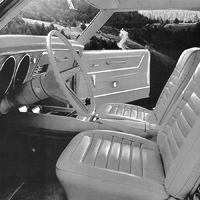 68 Camaro Coupe With Front Buckets Deluxe Seat Upholstery, Front & Rear