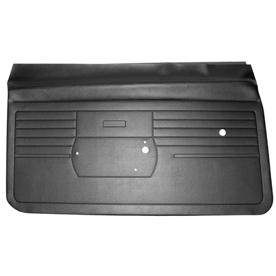 68 Camaro Black With Standard Interior Unassembled Door Panels, Pair