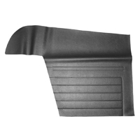 68 Camaro Convertible Black  With Standard Interior Unassembled Rear 1/4 Trim Panels, Pair