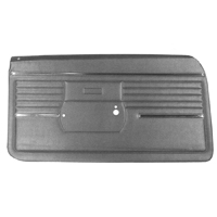 68 Camaro Assembeled Door Panels Standard, Black
