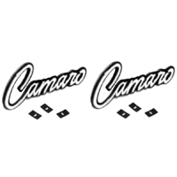 68-69 Camaro Deluxe Door Panel Emblems, 