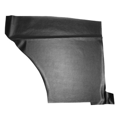 68 Camaro Coupe Deluxe Rear 1/4 Panels, Unassembled Pair, Black