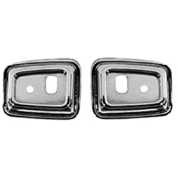 68-69 Camaro Door Panel Grab Handle Bezels, Pair