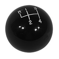 68-72 Chevelle / El Camino 4-Speed Shifter Ball Black 3/8