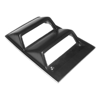 68-69 Camaro Top Console Gauge Housings, Black With Chrome