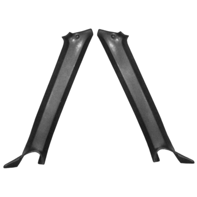68 Camaro Coupe Interior Pillar Post Moldings, Pair, Black