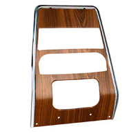 68 Camaro Center Dash Panel With A/C Walnut Grain With Deluxe Interior