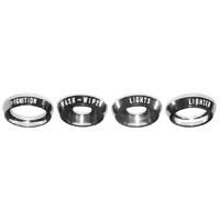 68 Camaro Dash Bezel Set, Ignition, Wiper, Headlight & Cigarette Lighter