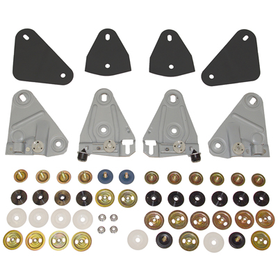 68-69 Camaro Door Glass Mounting Kit
