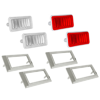 68 Camaro Side Marker Light Kit, 8 Pieces