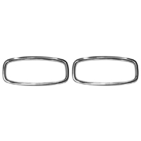 68 Camaro Left And Right Hand Parking Light Lens Trim Rings